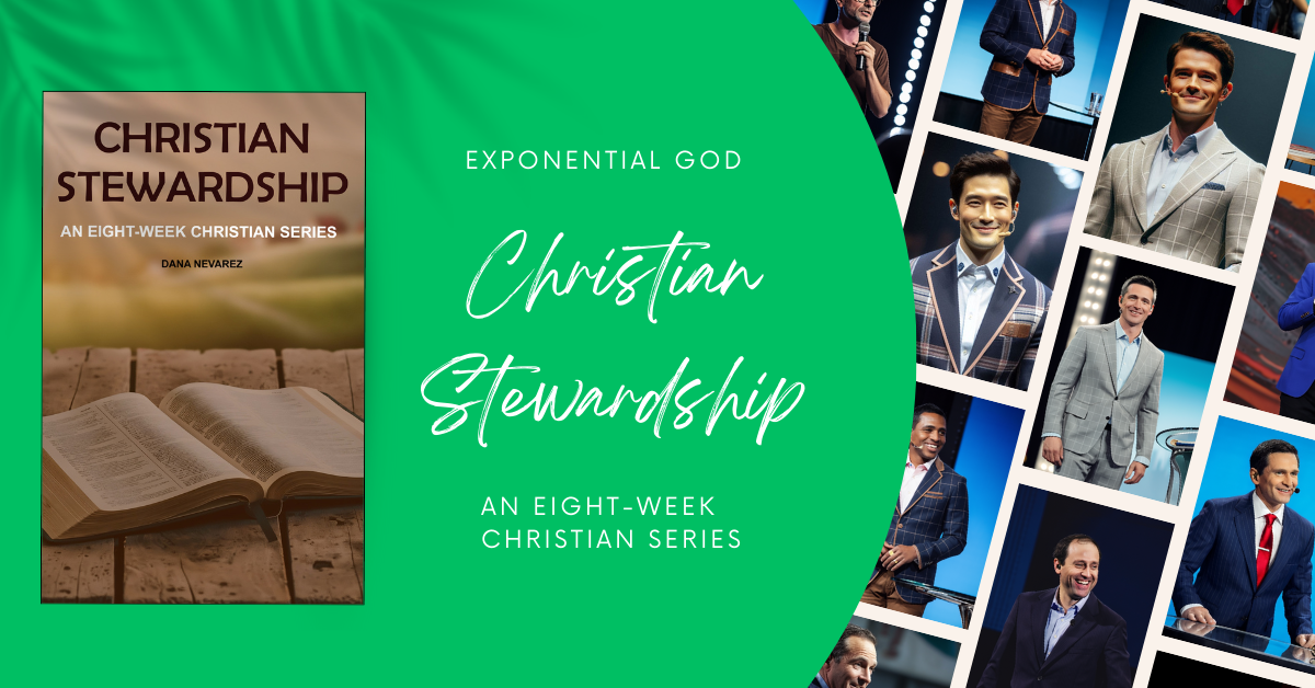 "Pastor speaking from the pulpit, leading a series on Christian stewardship as part of a transformational 8-week campaign designed to grow faith and unity."