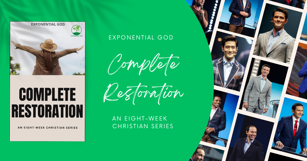 "Complete Restoration" Series - This 8-week journey guides you through God’s promises to bring healing and hope. Each week focuses on different aspects of restoration, from rebuilding relationships to renewing purpose, and empowers you to walk confidently in God’s grace.